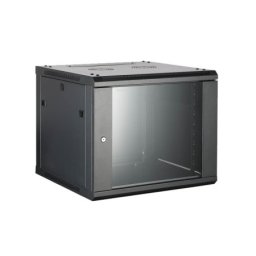 Safewell rack orman SMA 19" 12U 600x450, zidni, vrata sa kaljenim staklom ( 6589 )