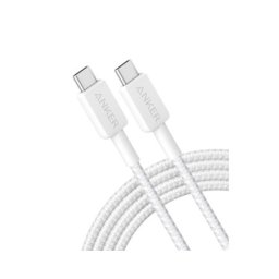 Anker 322 USB tip-C na USB tip-C kabl M/M 1.8m, 60W, pleteni, beli