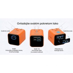Anker Nano 45W putni zidni punjač sa ekranom, USB-C port, plavi