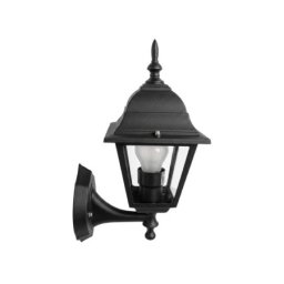 Arte Illumina kvadratna zidna baštenska svetiljka E27, IP44, crna ( 154-55101 )