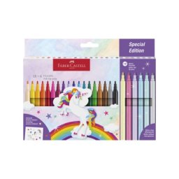 Faber Castell 1/18+6 Unicorn 554221 Flomaster školski ( K676 )