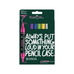 Faber Castell 186009 Marker akrilni Vibrant Set 1/6 komada ( N176 )