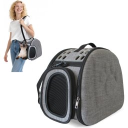 TRANSPORTNA TORBA ZA KUCNE LJUBIMCE LUX DARK GRAY