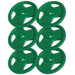 Gorilla Sports Set gumiranih olimpijskih tegova (6 x 5 kg) ( 100630-00009-0113 )