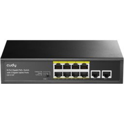 Cudy GS1010P 8-Port Gigabit PoE+ Switch with 2 Gigabit Uplink ports, PoE 30W