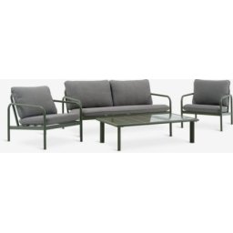 Lounge garnitura za 4,5 osobe maslinasto zelena