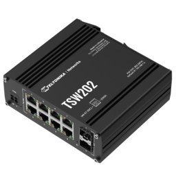 Teltonika 8x10/100/1000TX(POE+, 240W)) + 2 x SFP,bez nap.,upravljiv ( Tsw202 )