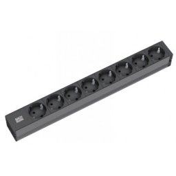 Bachmann PDU Basic PVC 19"1U,8xšuko sa prenapon.zaštitom,16A,kabl 2m ( 801.0009 )