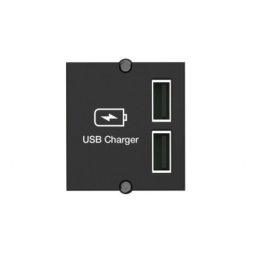 Bachmann USB ugradni modul A/A 15W Double charger, 5V/2,4A ( 917.224 )