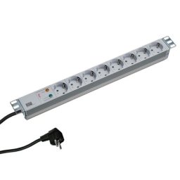 Bachmann PDU Basic ALU 19" 1U 8xšuko sa prenap.zaštitom 16A, kabl 2m ( 333.404 )