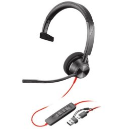 Poly Blackwire 3310 Mono slušalice USB-C + USB-C/A Adapter Bw3310 usb-c mtc ( 8X216AA )
