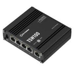 Teltonika 4x10/100/1000TX(POE+, 60W)) + 1x10/100/1000TX ( Tsw100 )