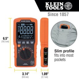 Klein tools Tanki Digitalni Multimetar TRMS Auto-Ranging, 600V, Temp ( mm450 )