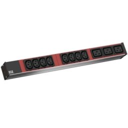 Bachmann PDU Basic ALU 19"1U,8xC13+3xC19, ulaz C20, 16A,kabl 2m ( 800.2332 )