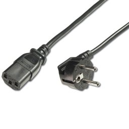 Digitus Kabl za napajanje C13 na šuko 2.5m crni ( ak-440100-025-s )