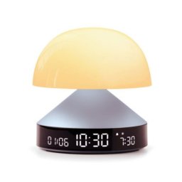 Lexon mina sunrise Stona led lampa sa satom i alarmom, aluminijum siva ( LR153AP )