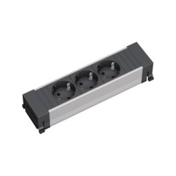 Bachmann POWER FRAME napojni modul 3xšuko, kabl 0,2m.GST18, crni ( 317.100 )