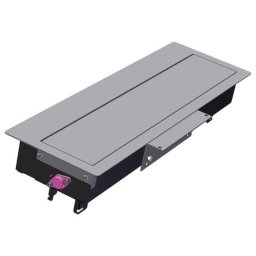 Bachmann TOP FRAME Ugradni nosač modula sa poklopc, 8 mesta, srebrni ( 925.501 )