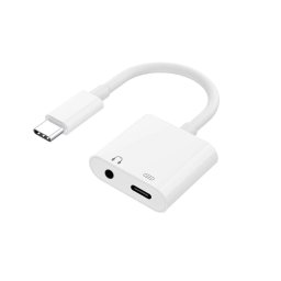 Kabl adapter USB-C M-3.5mm ST F+USB-C F