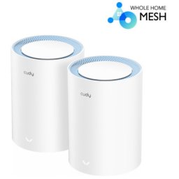 Cudy M1200 2-pack AC1200 Dual Band 2.4+5Ghz Wi-Fi Mesh System, 4x Antena , MIMO, TR069, OpenWRT