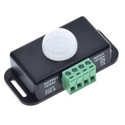PIR Senzor Pokreta za LED Trake 12V / 24V 8A