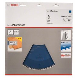 List kružne testere Best for Laminate 305 x 30 x 2,5 mm, 96 Bosch 2608642137, 305 x 30 x 2,5 mm, 96