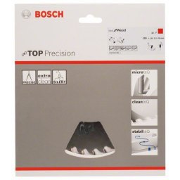 List kružne testere Top Precision Best za drvo 165 x 20 x 1,8 mm, 32 Bosch 2608642386