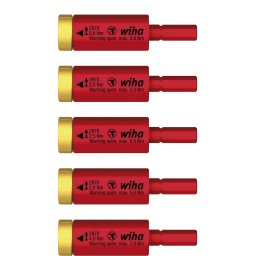 Wiha 41479 Postavljanje obrtnog momenta easyTorque Adapter električarski za slimBitovima i Slimvario® držač, 5 delova
