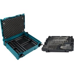 Makita Makpac burgija i dleta za SDS-plus hamere 5,0-7,0x110 mm/5,5-10,0x160 mm/8-10x210 mmm/14x260 mm/17 kom. B-52059