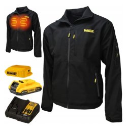 DeWalt DCHJ090BD1 Soft-Shell jakna sa grejačima, 1x2.0Ah, sa adapterom