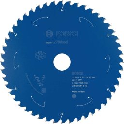 Bosch EXPERT Wood cordless list kružne testere, 216x1.7/1.2x30mm, T48, 2608902162