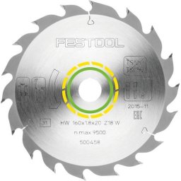 Festool List cirkulara 160x1,8x20 W18, 500458