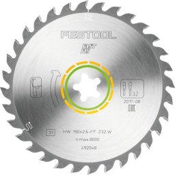 Festool Univerzalna testera 190x2,6 FF W32, 492048