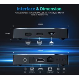 GMB-X96 M200 2/16GB smart TV box S905X5M quad ARM G310V2, 2x4K 2.4&5G, 1000M, BT, Android 14
