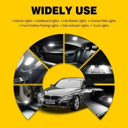 AUXITO T10 LED sijalice 2 komada – model T10-18H-W2 12V bela svetlost