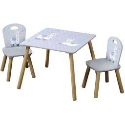 Kesper KSP17702 dečiji sto sa 2 stolice sivi