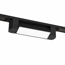 LED šinska linijska svetiljka 12W crna | 6500K | 180° |