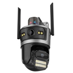 Gembird CAM-IP4MP-TQ11-AOV-4G GMB kamera 4MP(2mp+2mp) H.265 EU Solar Camera, 3.8 Inch, ICSEE App, 3.6mm,IP66