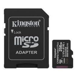 Kingston canvas select plus + adapter sdcs3/256gb sd micro 256gb ( 0001408034 )