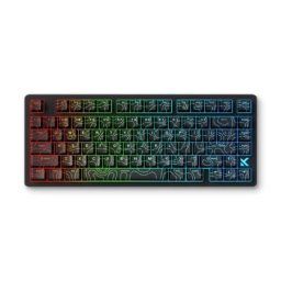 McHose Jet 75 Hall Effect Magnetic Switch black topographic Gaming tastatura