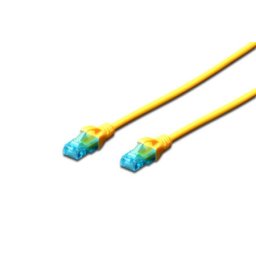 Digitus DK-1512-100/Y patchcord kabl 5e U/UTP CCA 10m žuti ( DG029 )