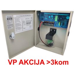 NAPRKU-12V/5A-4CH ** Gembird Napajanje u kutiji sa opcijom UPS (bez baterije) 2A/CH (1908)
