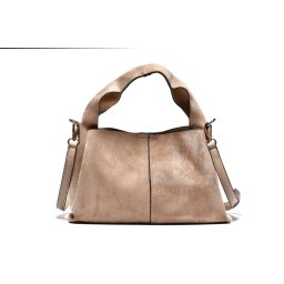 T012629TAP – Taupe moderna mekana velur torba