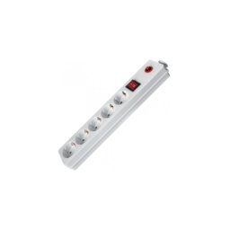 FAST ASIA produžni kabl 5r, 1.5m sa prekidačem i zaštitom 3x1.5mm2 (Linkom) - beli
