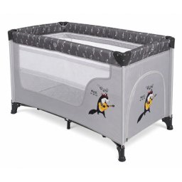 Bbo prenosivi krevet (bp263) 2 nivoa dream&play - grey ( BP263GREY )