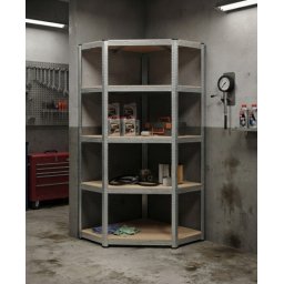 Norvel Ugaona Metalna Polica 183x90x40 cm nosivost 5x175 kg ( KLK-HJ-21 )