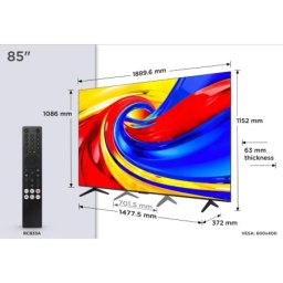 TCL 85P7L/QLED/85"/4K UHD/60Hz/Google TV/crna ( 85P7L )