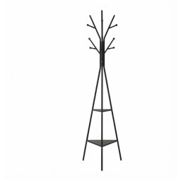 Crni Čiviluk Metalna Konstrukcija 180 cm