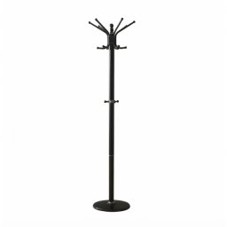 Klasični metalni čiviluk sa kukama 170 cm Crni
