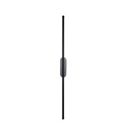 Crna zidna LED lampa 12W 3000K IP20 1m